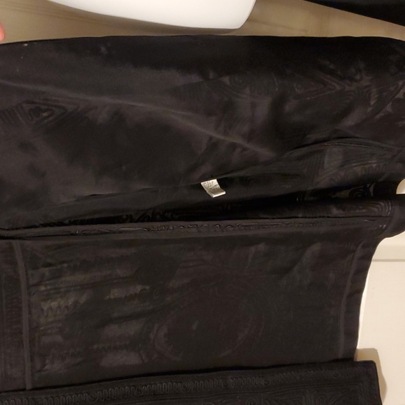 Peter Nygard Black Brocade Womens Duster Jacket - Black - Sz 14 - Picture 10 of 12